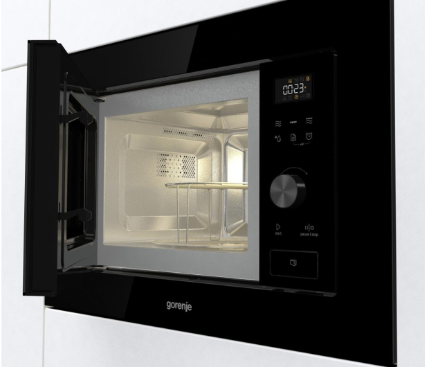 Kuchenka mikrofalowa Gorenje BM201AG1BG 800W Pojemność 20L Grill Czarny - 1036849 - zdjęcie 3